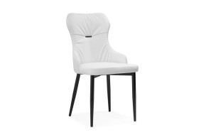 Стул Neli white / black на металлокаркасе