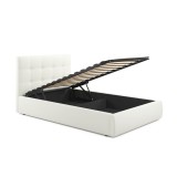 Мягкая кровать Selesta 1200 беж с подъем.механизмом недорого