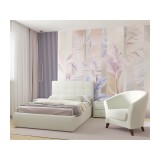 Мягкая кровать Selesta 1200 беж с подъем.механизмом распродажа