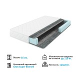 Мягкая кровать Selesta 1200 беж с ортопед.основанием с матрасом  купить