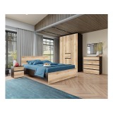 Кровать 140x200 с настилом из ДСП Плейона, венге распродажа