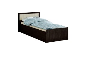 Кровать 90х200 с проложками ДП Фиеста LIGHT, венге / лоредо
