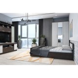 Кровать 90х200 с проложками ДСП Фиеста LIGHT, венге / лоредо распродажа