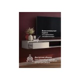 Делора 1,6 м кашемир / черный ТВ-тумба от производителя