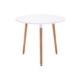 Lorini 80 white / wood Стол деревянный недорого