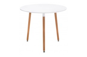 Стол для кухни Lorini 80 white / wood деревянный