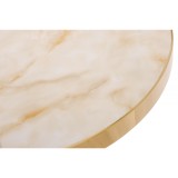 Dorian 70x75 бежевый / золотой Стол деревянный распродажа