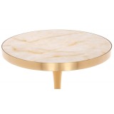 Dorian 70x75 бежевый / золотой Стол деревянный от производителя