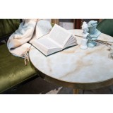 Dorian 70x75 бежевый / золотой Стол деревянный распродажа