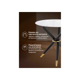 Rock 100х75 white / black Стол стеклянный от производителя