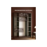 Даиго четырехстворчатый графит серый Шкаф купить