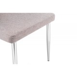 Benza beige fabric Стул на металлокаркасе распродажа