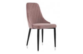 Стул Kora light purple / black на металлокаркасе