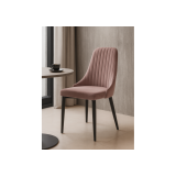 Kora light purple / black Стул на металлокаркасе от производителя