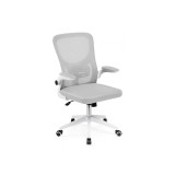Konfi light gray / white Офисное кресло недорого