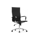 Reus pu black / chrome Компьютерное кресло недорого