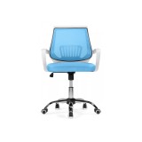 Ergoplus blue / white Компьютерное кресло распродажа