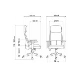 Salta light green / white Компьютерное кресло недорого