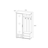 Прихожая Ларго-2, белый купить