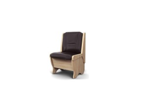 Кожаный диван Скамья Лотос 550 дуб/умбер