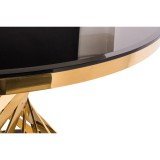 Twist gold / black Стол стеклянный от производителя