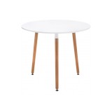 Lorini 90 white / wood Стол деревянный недорого