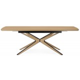 Roxy 160(220)x90 светлый дуб Стол деревянный фото