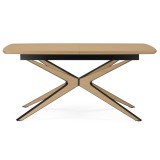 Roxy 160(220)x90 светлый дуб Стол деревянный купить