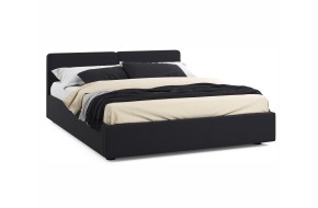 Кровать Мягкая Erika 1600 черная с подъемным механизмом