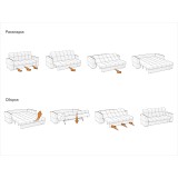 Диван аккордеон Барон 6 НПБ (155х200) распродажа