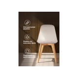 Vart clear / wood Пластиковый стул от производителя