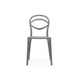 Simple gray Пластиковый стул фото