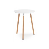 Lorini 60 white / wood Стол деревянный недорого