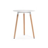 Lorini 60 white / wood Стол деревянный недорого