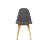 Filip dark gray / wood Стул деревянный купить