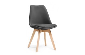 Кресло Bonuss dark gray / wood Стул деревянный