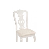 Lomar butter white Стул деревянный фото