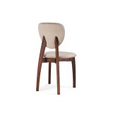 Вакимо ткань tenerife beige / миланский орех Стул деревянный недорого