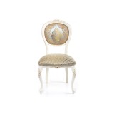 Adriano 2 молочный с патиной Стул деревянный фото
