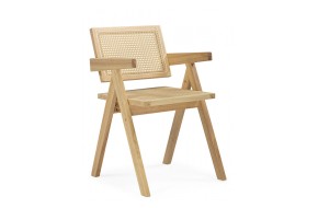 Стул Rattan wood деревянный