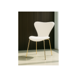 Solo white / gold Стул на металлокаркасе купить