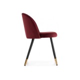 Gabi wine red / black Стул на металлокаркасе от производителя