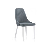 Kora white / gray Стул на металлокаркасе недорого