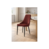 Kora wine red / black Стул на металлокаркасе фото