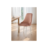 Kora dark pink / white Стул на металлокаркасе распродажа