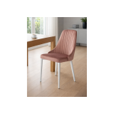 Kora dark pink / white Стул на металлокаркасе от производителя