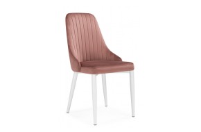 Стул Kora dark pink / white на металлокаркасе