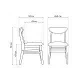 Okava wood / beige Стул деревянный распродажа