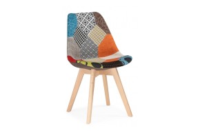 Mille fabric multicolor Стул деревянный