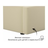 Односпальная кровать-тахта Bonna 900 беж ткань с подъемным механ недорого
